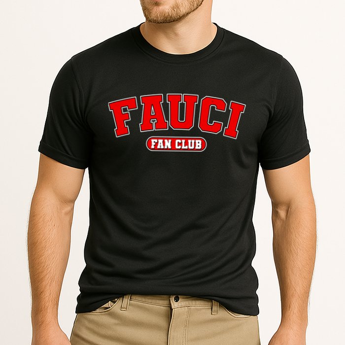 Dr Fauci Fan Club Logo Cooling Performance Crew T-Shirt