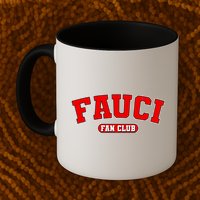 Dr Fauci Fan Club Logo Mug