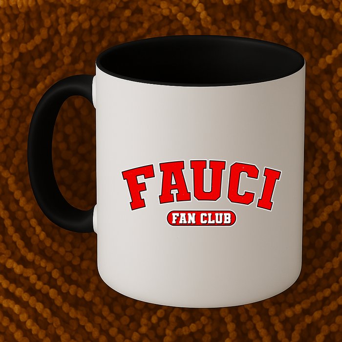 Dr Fauci Fan Club Logo Mug