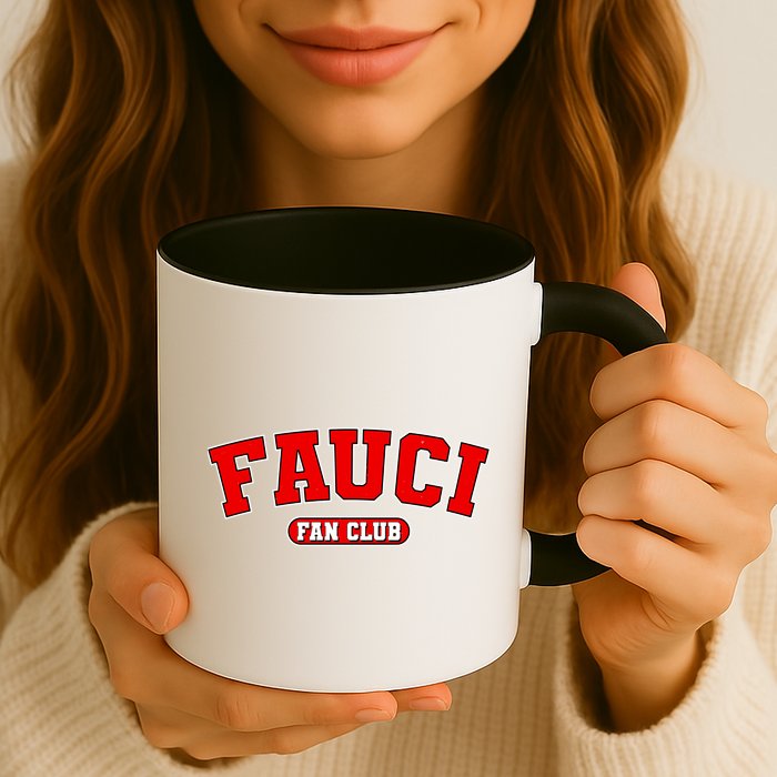 Dr Fauci Fan Club Logo Mug