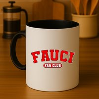 Dr Fauci Fan Club Logo Mug