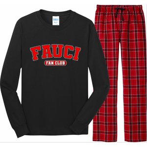 Dr Fauci Fan Club Logo Long Sleeve Pajama Set