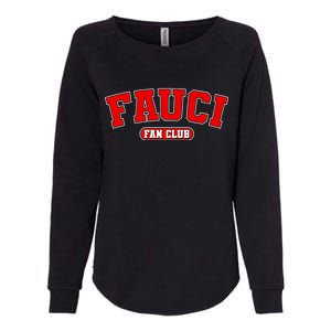 Dr Fauci Fan Club Logo Womens California Wash Sweatshirt