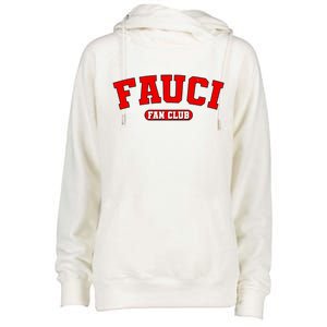 Dr Fauci Fan Club Logo Womens Funnel Neck Pullover Hood