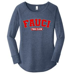 Dr Fauci Fan Club Logo Women's Perfect Tri Tunic Long Sleeve Shirt