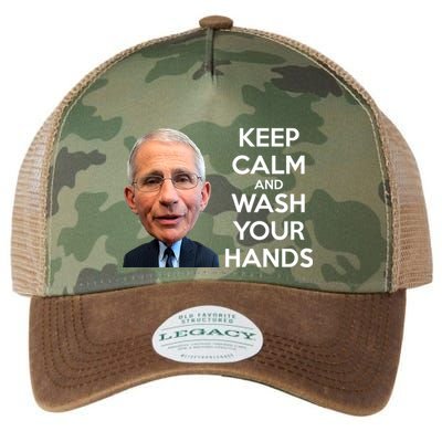 Dr Fauci Keep Calm And Wash Your Hands Legacy Tie Dye Trucker Hat