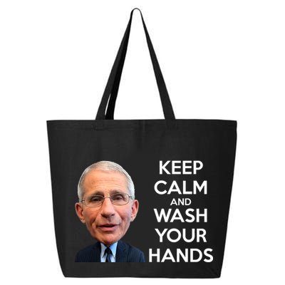 Dr Fauci Keep Calm And Wash Your Hands 25L Jumbo Tote