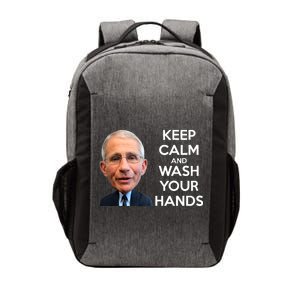 Dr Fauci Keep Calm And Wash Your Hands Vector Backpack