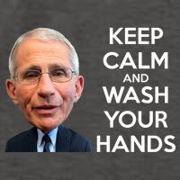 Dr Fauci Keep Calm And Wash Your Hands Vector Backpack