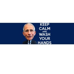 Dr Fauci Keep Calm And Wash Your Hands Bumper Sticker