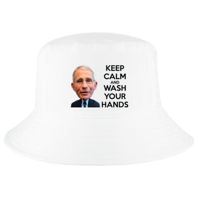 Dr Fauci Keep Calm And Wash Your Hands Cool Comfort Performance Bucket Hat