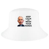 Dr Fauci Keep Calm And Wash Your Hands Cool Comfort Performance Bucket Hat