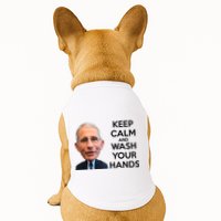 Dr Fauci Keep Calm And Wash Your Hands Doggie Tank