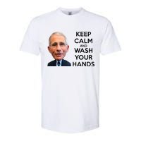 Dr Fauci Keep Calm And Wash Your Hands Softstyle CVC T-Shirt