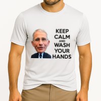 Dr Fauci Keep Calm And Wash Your Hands Cooling Performance Crew T-Shirt