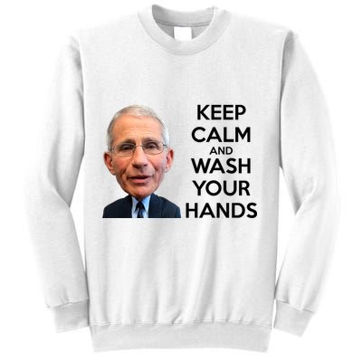 Dr Fauci Keep Calm And Wash Your Hands Sweatshirt