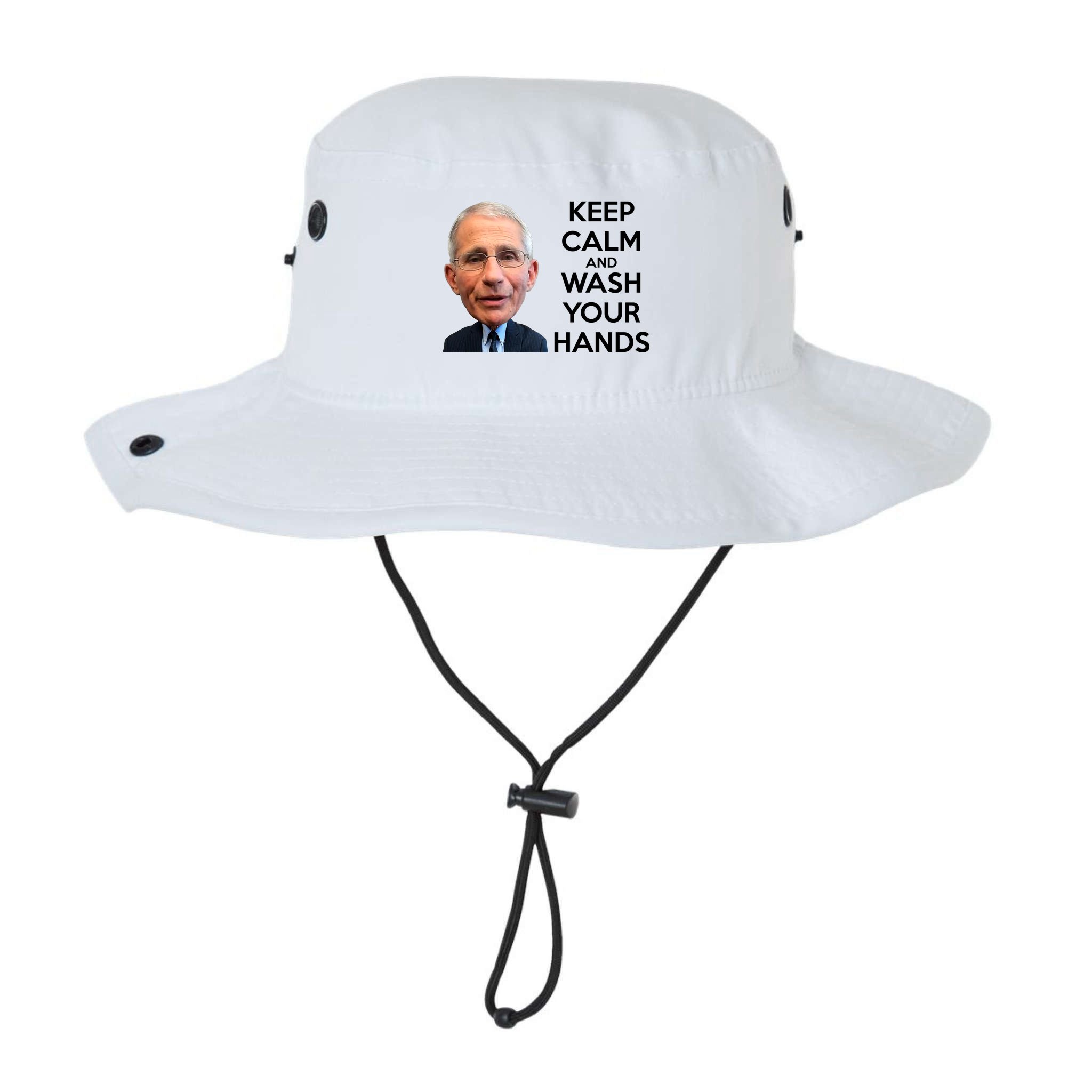 Dr Fauci Keep Calm And Wash Your Hands Bucket Hat