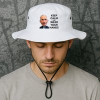 Dr Fauci Keep Calm And Wash Your Hands Bucket Hat