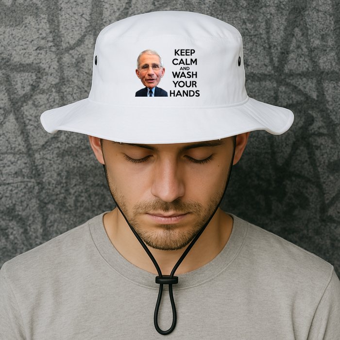 Dr Fauci Keep Calm And Wash Your Hands Bucket Hat