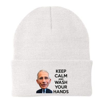 Dr Fauci Keep Calm And Wash Your Hands Beanie