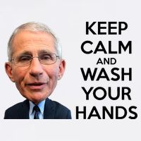 Dr Fauci Keep Calm And Wash Your Hands Flatbill Hat
