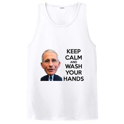 Dr Fauci Keep Calm And Wash Your Hands PosiCharge Competitor Tank