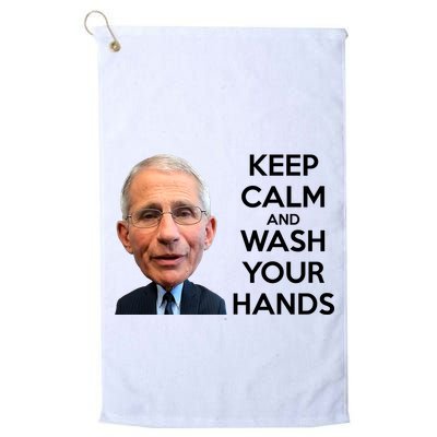 Dr Fauci Keep Calm And Wash Your Hands Golf Towel