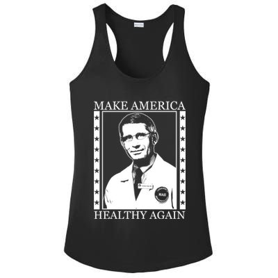 Dr Fauci Make America Healthy Again Ladies PosiCharge Competitor Racerback Tank