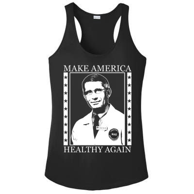 Dr Fauci Make America Healthy Again Ladies PosiCharge Competitor Racerback Tank