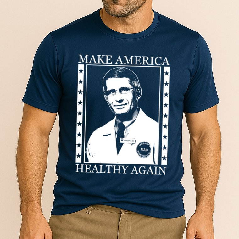 Dr Fauci Make America Healthy Again Cooling Performance Crew T-Shirt