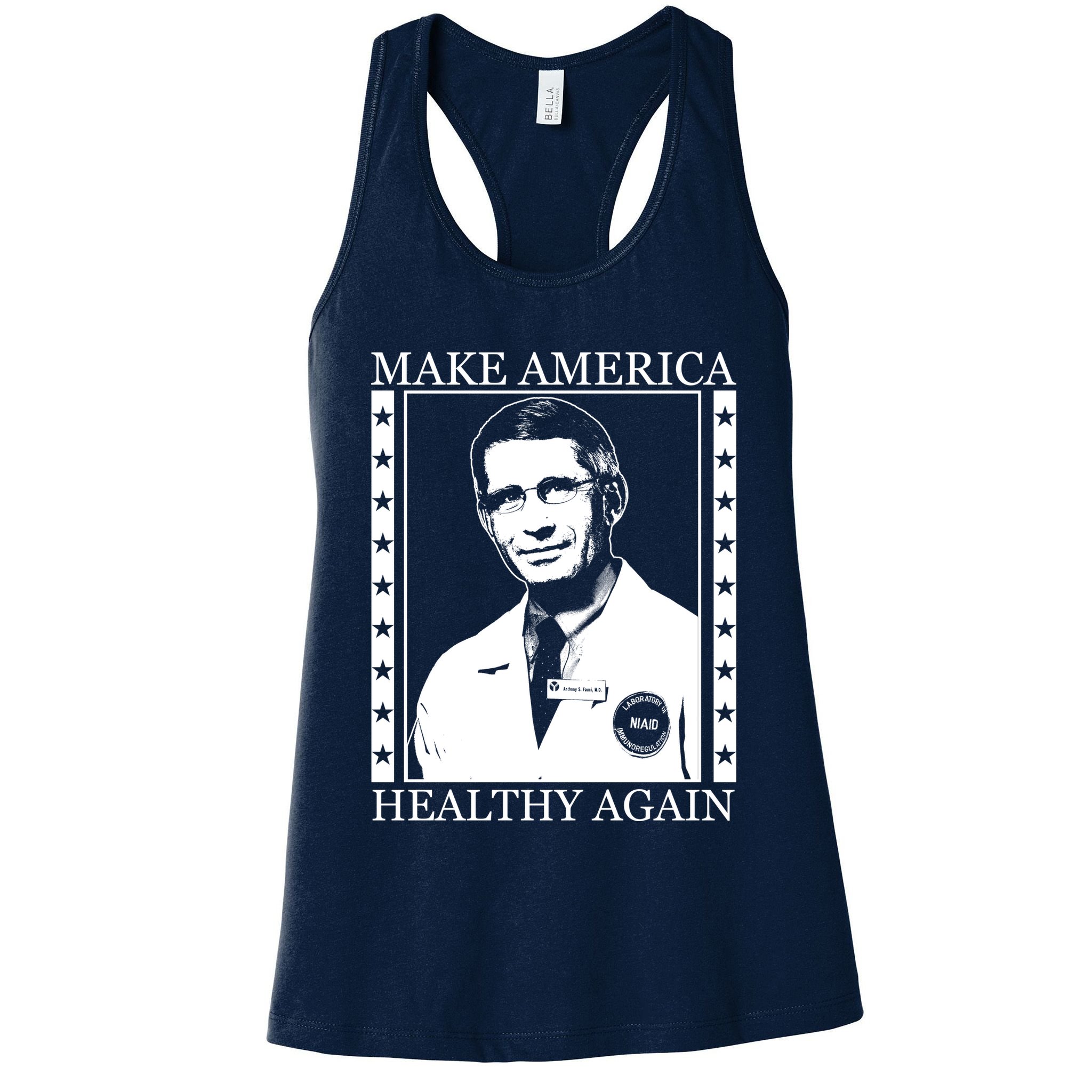 Dr Fauci Make America Healthy Again Womens Tank Top