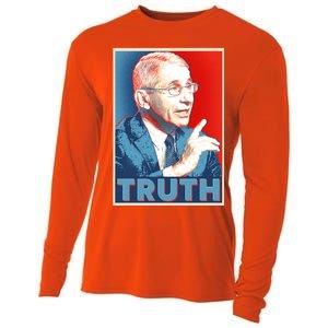 Dr Fauci Truth Election Poster Cooling Performance Long Sleeve Crew