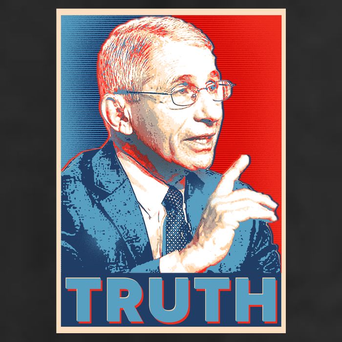 Dr Fauci Truth Election Poster Adult Drive Performance Visor
