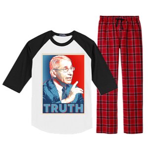 Dr Fauci Truth Election Poster Raglan Sleeve Pajama Set