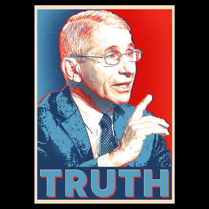 Dr Fauci Truth Election Poster Cooling Performance Long Sleeve Crew