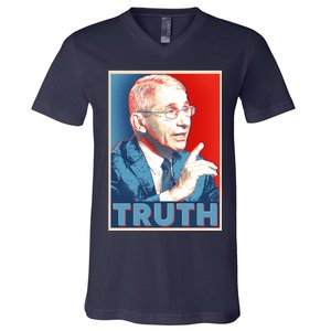 Dr Fauci Truth Election Poster V-Neck T-Shirt