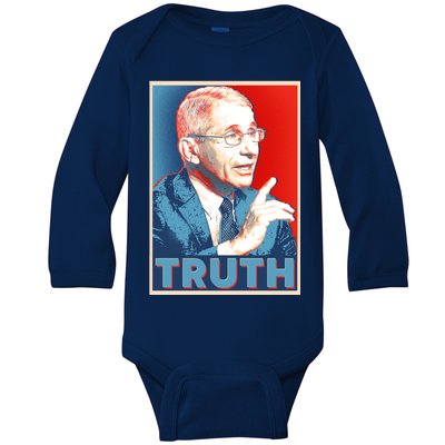 Dr Fauci Truth Election Poster Baby Long Sleeve Bodysuit