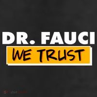 Dr Fauci We Trust 7 Panel Mesh Trucker Snapback Hat