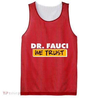 Dr Fauci We Trust Mesh Reversible Basketball Jersey Tank