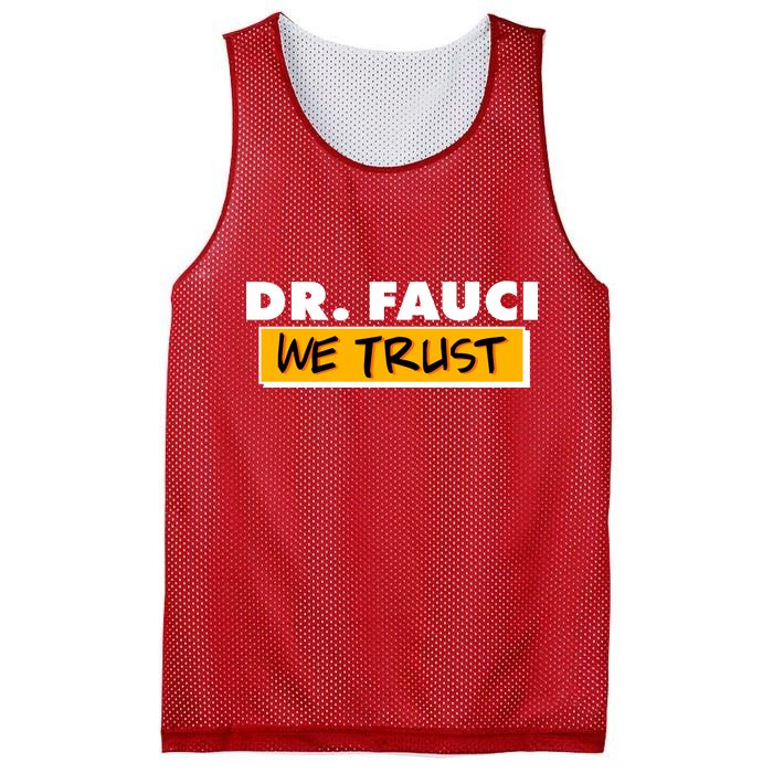 Dr Fauci We Trust Mesh Reversible Basketball Jersey Tank