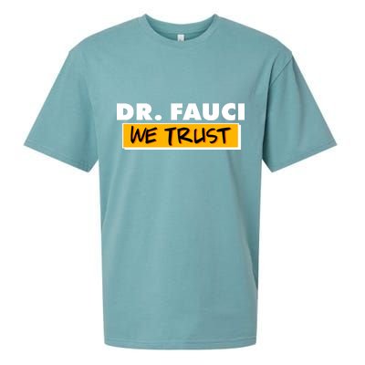 Dr Fauci We Trust Sueded Cloud Jersey T-Shirt