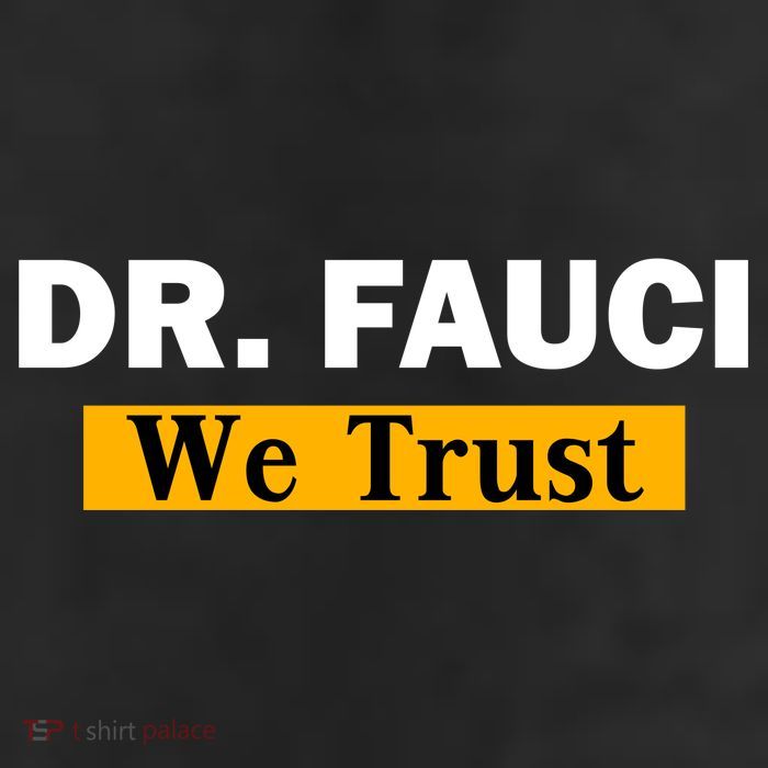 Dr Fauci We Trust I Love Fauci 7 Panel Mesh Trucker Snapback Hat
