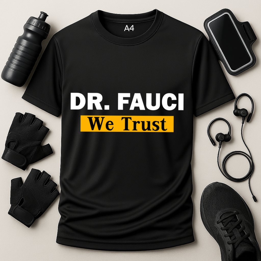 Dr Fauci We Trust I Love Fauci Cooling Performance Crew T-Shirt