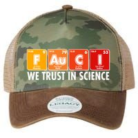 Dr Fauci We Trust In Science Periodical Table Elements Legacy Tie Dye Trucker Hat