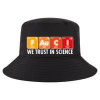 Dr Fauci We Trust In Science Periodical Table Elements Cool Comfort Performance Bucket Hat