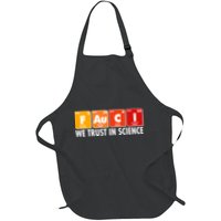 Dr Fauci We Trust In Science Periodical Table Elements Apron