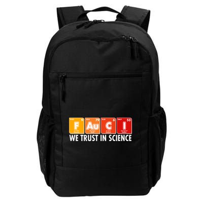 Dr Fauci We Trust In Science Periodical Table Elements Backpack