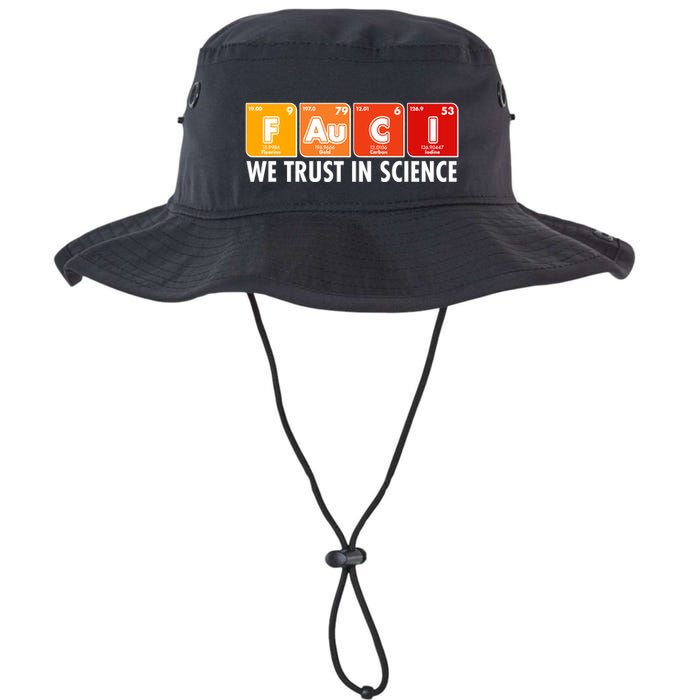 Dr Fauci We Trust In Science Periodical Table Elements Bucket Hat