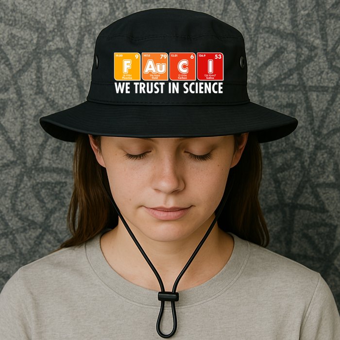 Dr Fauci We Trust In Science Periodical Table Elements Bucket Hat