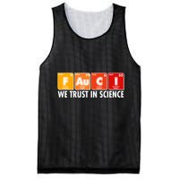 Dr Fauci We Trust In Science Periodical Table Elements Mesh Reversible Basketball Jersey Tank